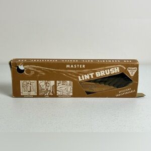 Vintage De-Linter Lint Wood Brush Skilcraft A Product Of Blind Craftmen